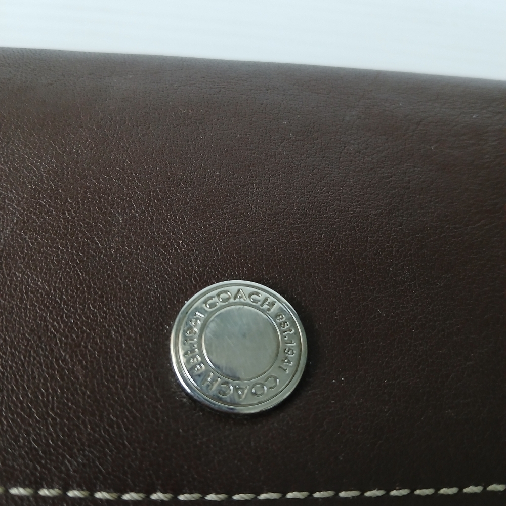 Coach Brown Leather Wallet - Picture 2 of 13